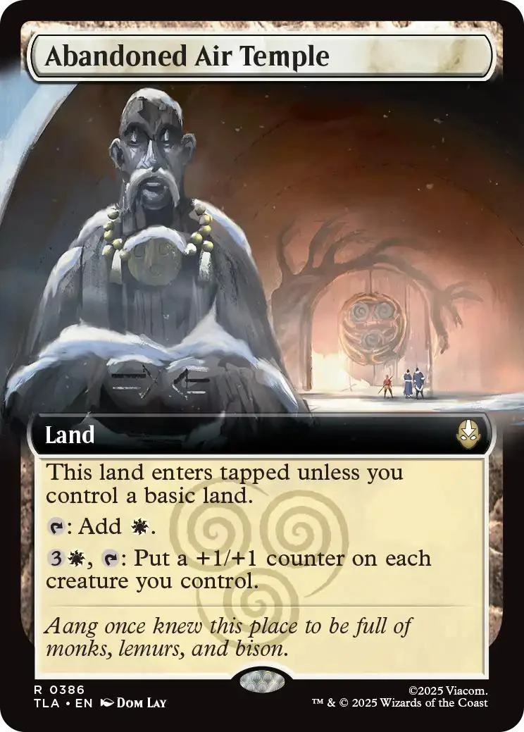 Abandoned Air Temple [386] [Extended Art] [Avatar: The Last Airbender] [Non-Foil]