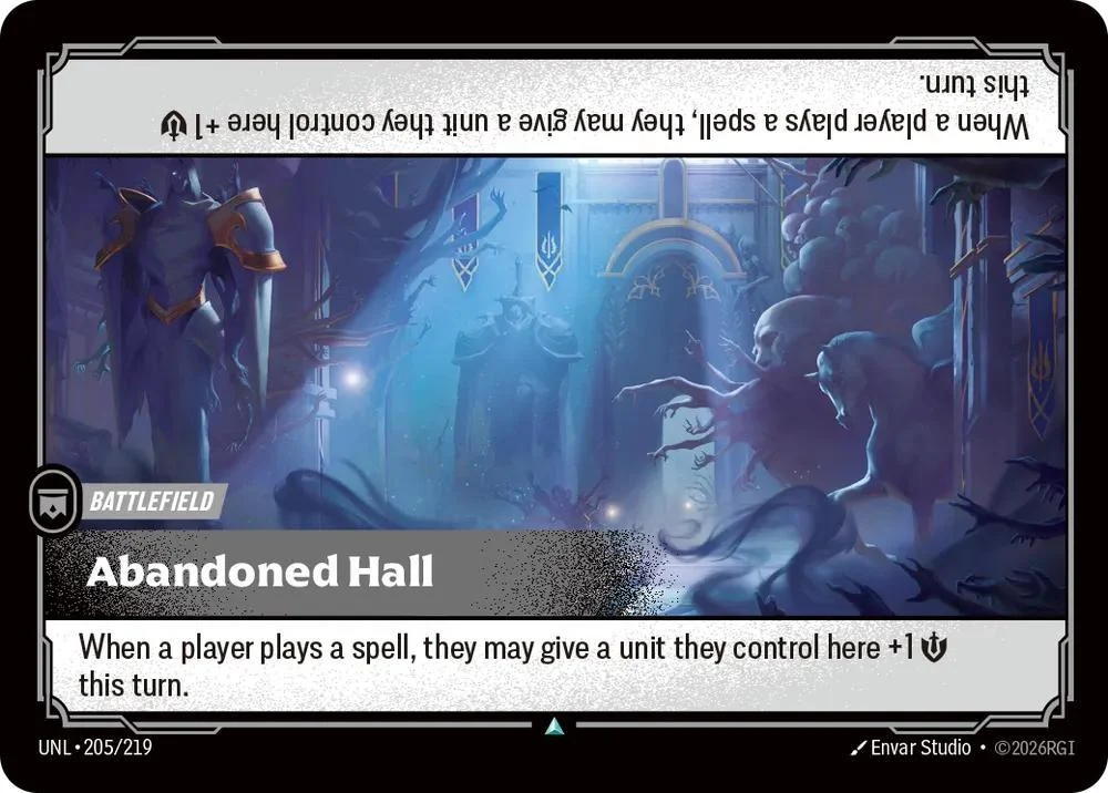 Abandoned Hall - 205/219 [Unleashed] [Non-Foil]
