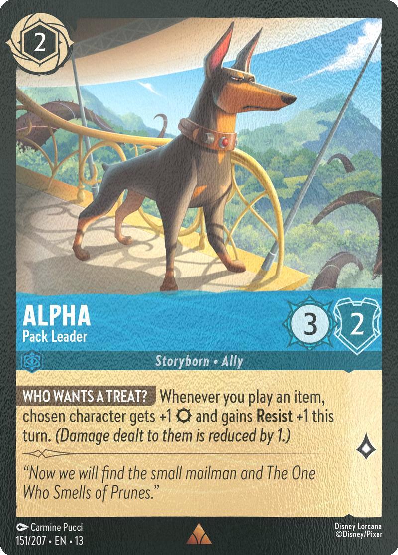 Alpha - Pack Leader - 151/204 [Attack of the Vine!] [Cold Foil]