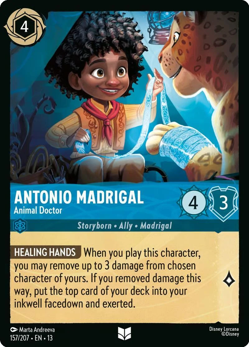 Antonio Madrigal - Animal Doctor - 157/204 [Attack of the Vine!] [Non-Foil]