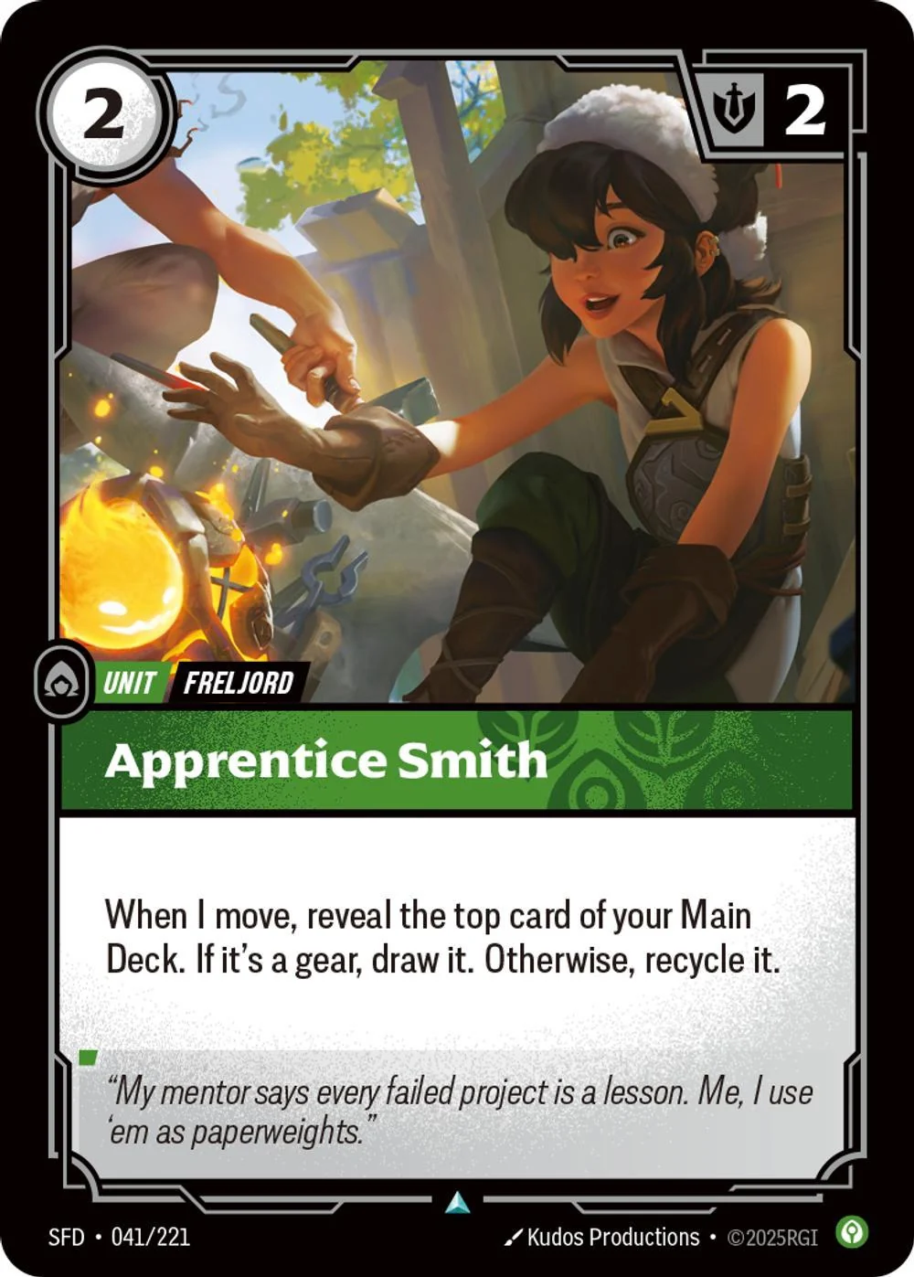 Apprentice Smith - 041/221 [Spiritforged] [Non-Foil]