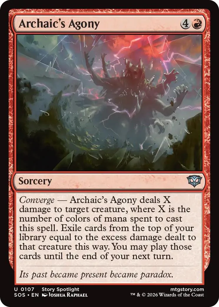 Archaic's Agony [107] [Secrets of Strixhaven] [Non-Foil]