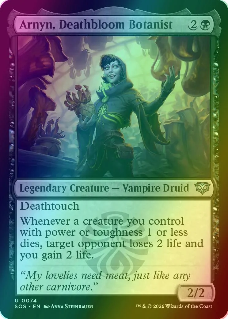 Arnyn, Deathbloom Botanist [74] [Secrets of Strixhaven] [Foil]