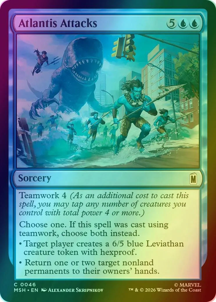 Atlantis Attacks [46] [Marvel Super Heroes] [Foil]
