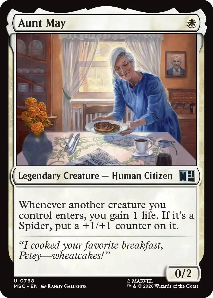Aunt May [768] [Jumpstart] [Marvel Super Heroes: Commander] [Non-Foil]