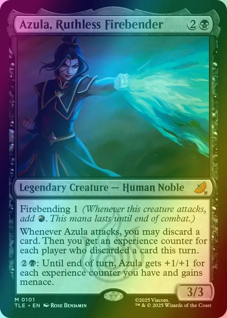 Azula, Ruthless Firebender [101] [Avatar: The Last Airbender Eternal] [Foil]