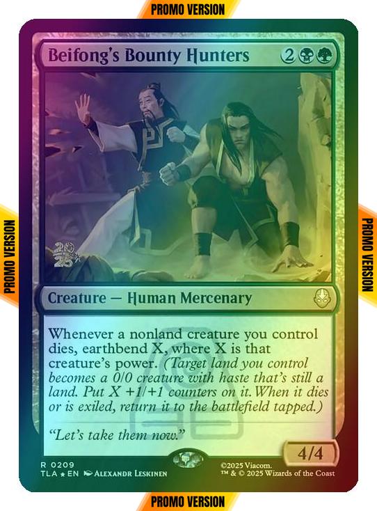 Beifong's Bounty Hunters [209s] [Prerelease] [Avatar: The Last Airbender: Promos] [Foil]