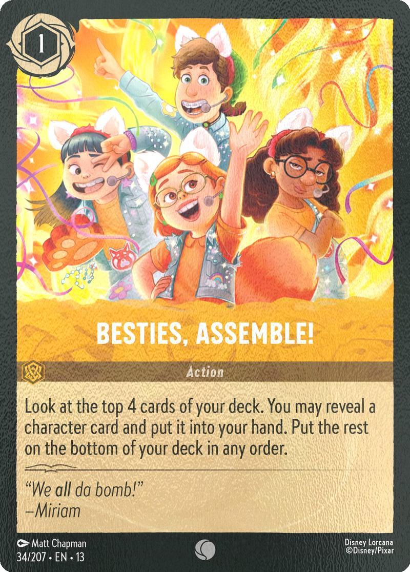 Besties, Assemble! - 34/204 [Attack of the Vine!] [Cold Foil]