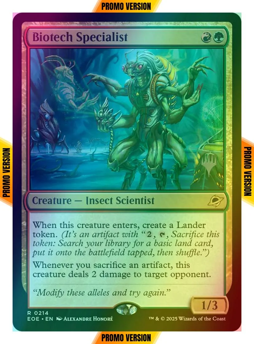 Biotech Specialist [214p] [Promo Pack] [Edge of Eternities: Promos] [Foil]