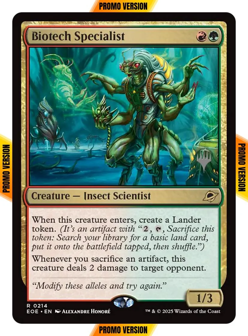 Biotech Specialist [214p] [Promo Pack] [Edge of Eternities: Promos] [Non-Foil]