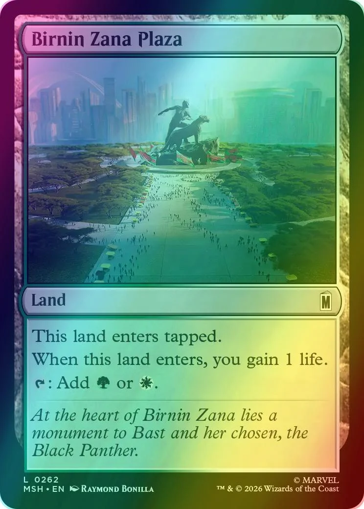 Birnin Zana Plaza [262] [Marvel Super Heroes] [Foil]