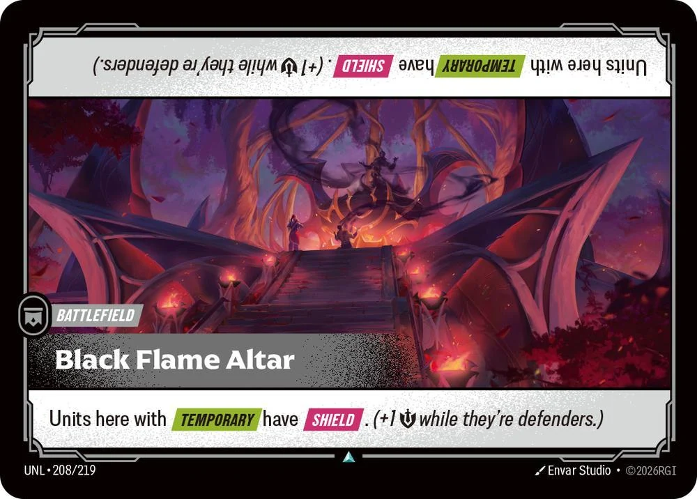 Black Flame Altar - 208/219 [Unleashed] [Non-Foil]