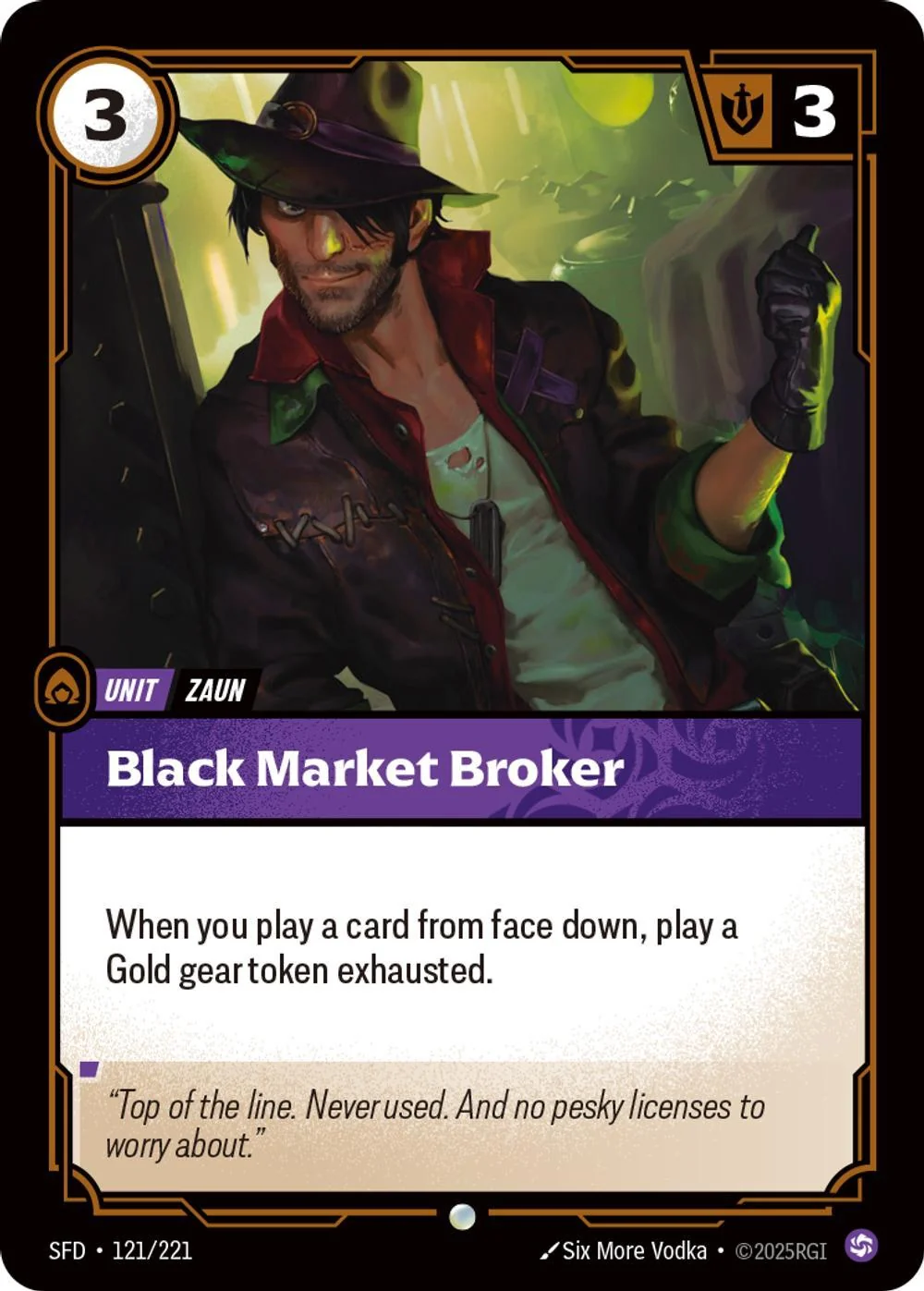 Black Market Broker - 121/221 [Spiritforged] [Non-Foil]