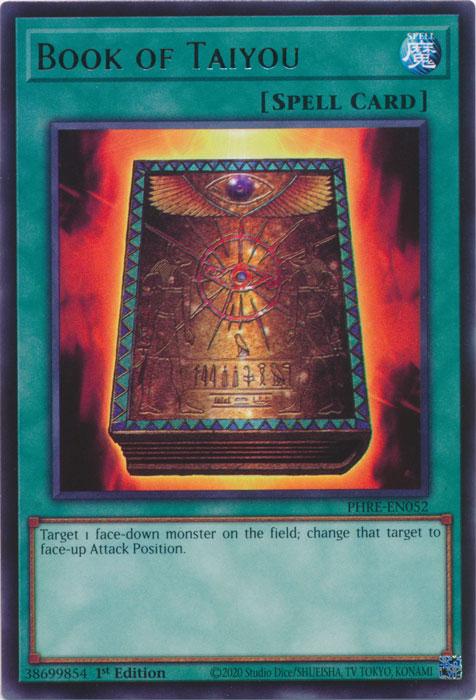 Book of Taiyou - PHRE-EN052 - Rare - 1st Edition