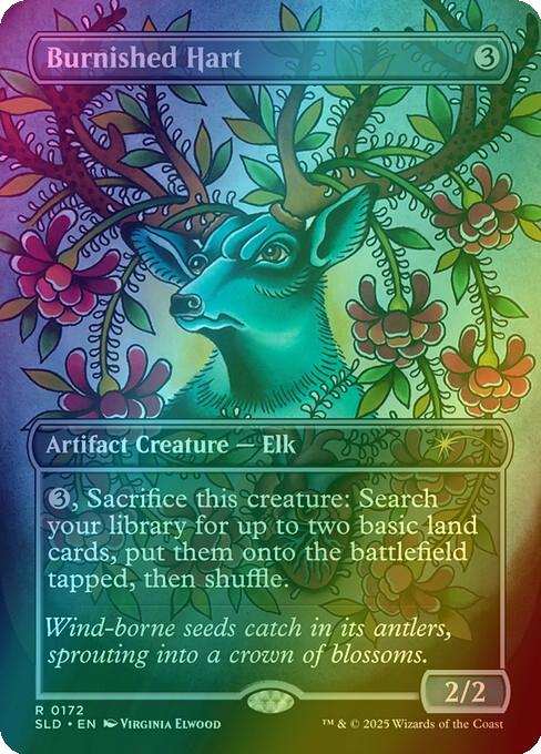 Burnished Hart [0172] [Borderless] [Inked] [Secret Lair Drop] [Foil]