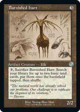 Burnished Hart [71] [Retro Frame] [Schematic] [The Brothers' War Retro Artifacts] [Non-Foil]