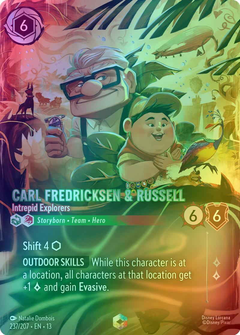 Carl Fredricksen & Russell - Intrepid Explorers (Enchanted) - 237/204 [Attack of the Vine!] [Holofoil]