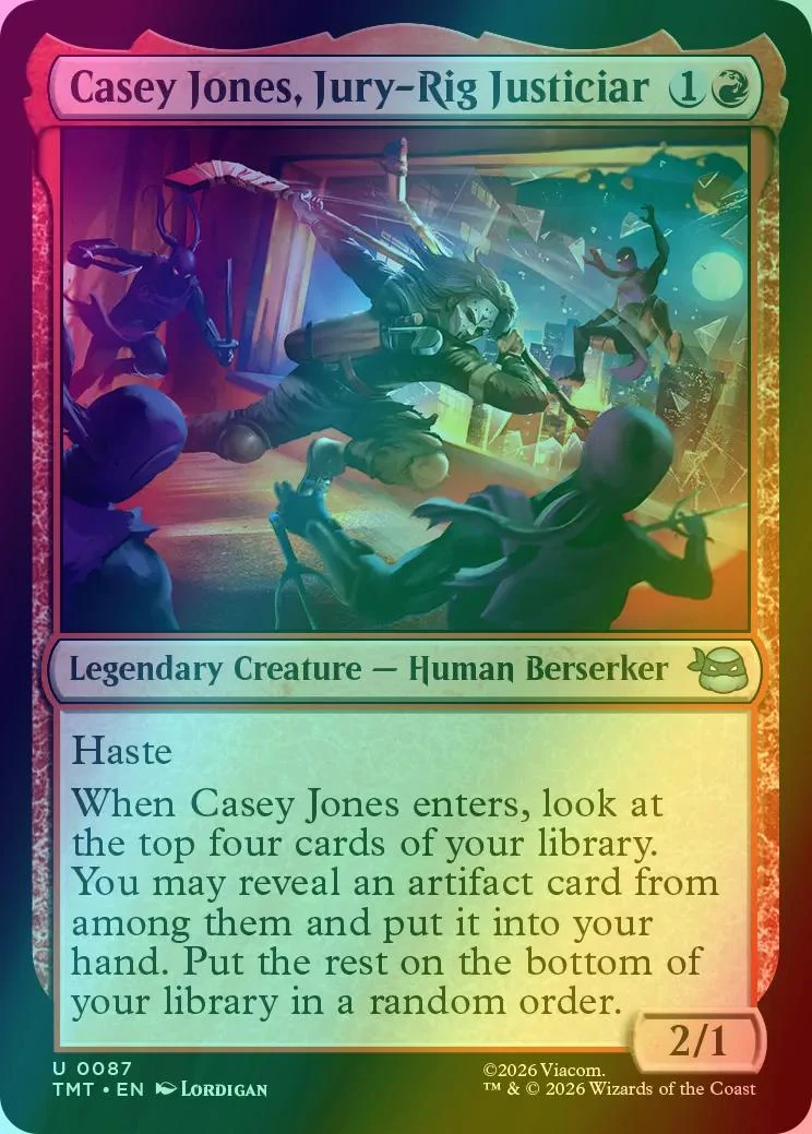 Casey Jones, Jury-Rig Justiciar [87] [Teenage Mutant Ninja Turtles] [Foil]