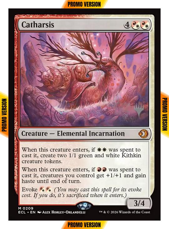 Catharsis [209p] [Promo Pack] [Lorwyn Eclipsed: Promos] [Non-Foil]