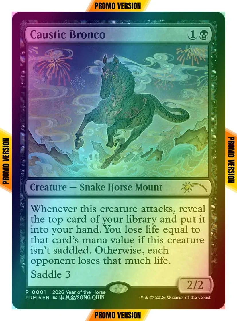 Caustic Bronco [1] [Year of the Horse 2026] [Foil]