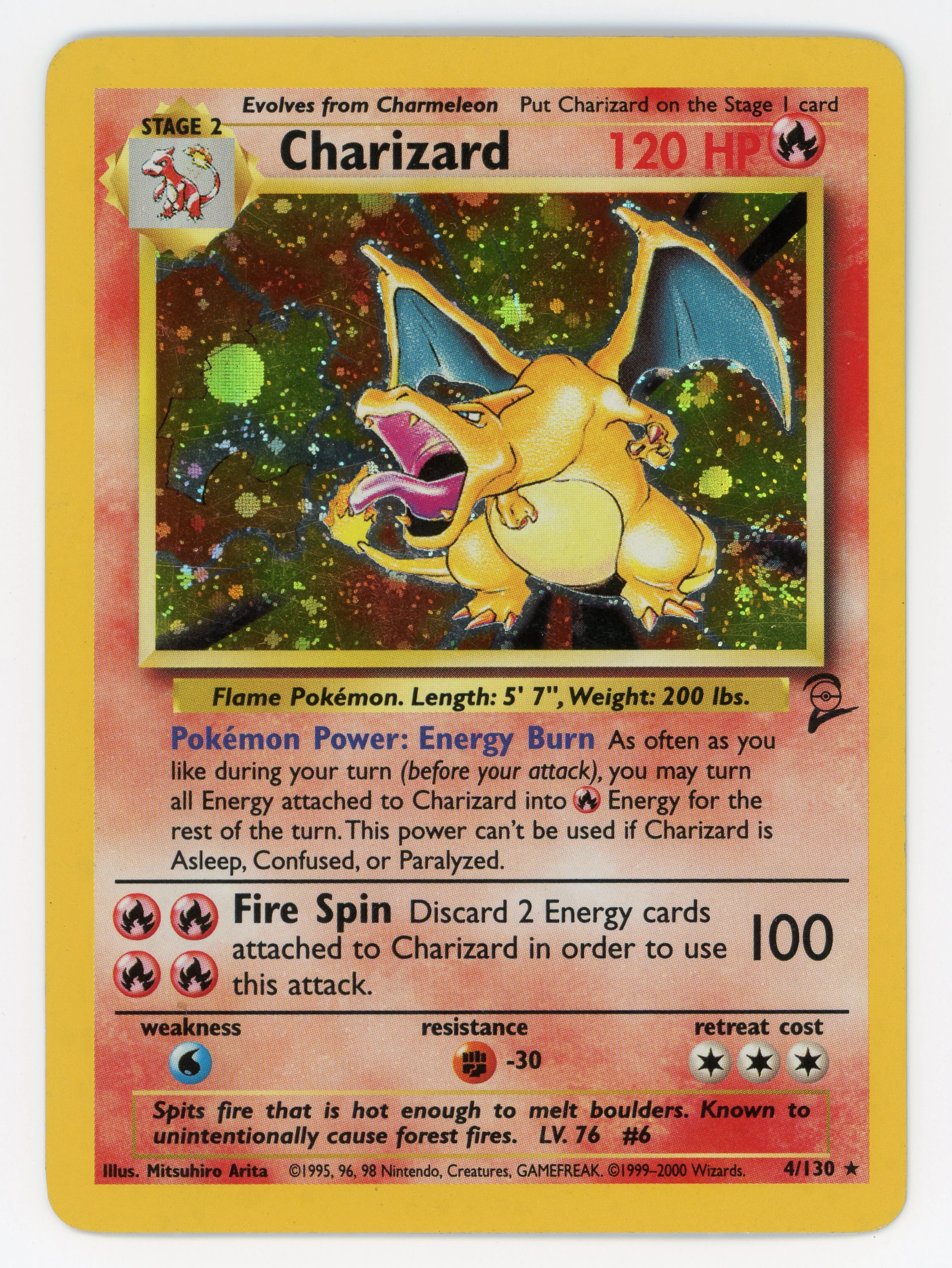 Charizard — Damaged|Rare|Holo — ID 16163