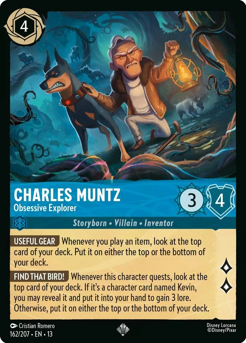 Charles Muntz - Obsessive Explorer - 162/204 [Attack of the Vine!] [Non-Foil]