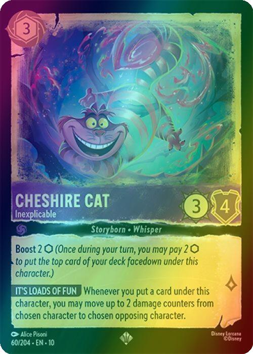 Cheshire Cat - Inexplicable - 60/204 [Whispers in the Well] [Holofoil]