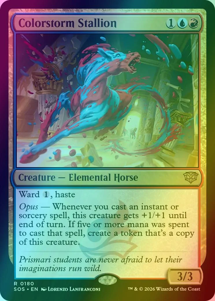 Colorstorm Stallion [180] [Secrets of Strixhaven] [Foil]