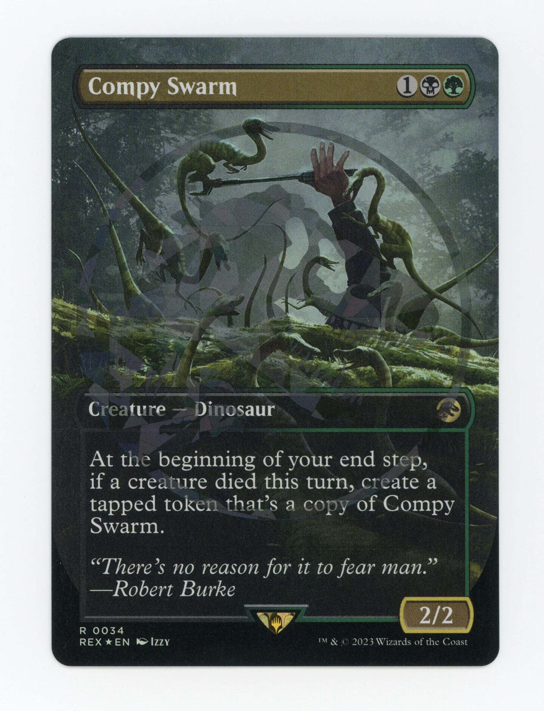 Compy Swarm — Borderless|Emblem|Foil — ID 17893