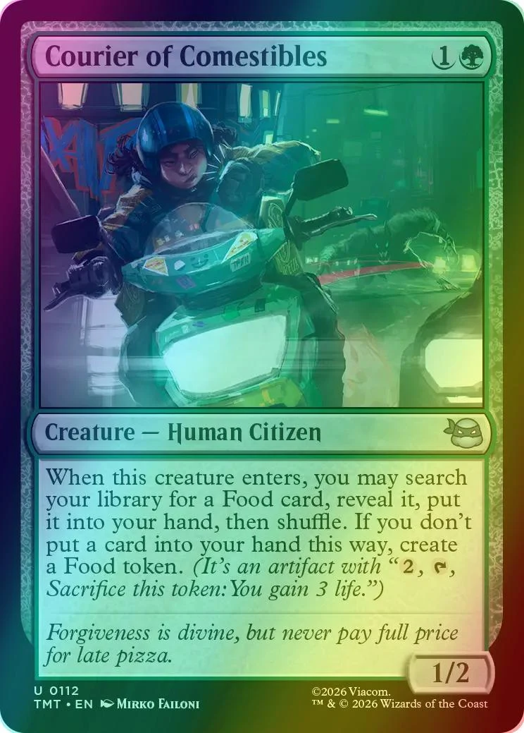 Courier of Comestibles [112] [Teenage Mutant Ninja Turtles] [Foil]