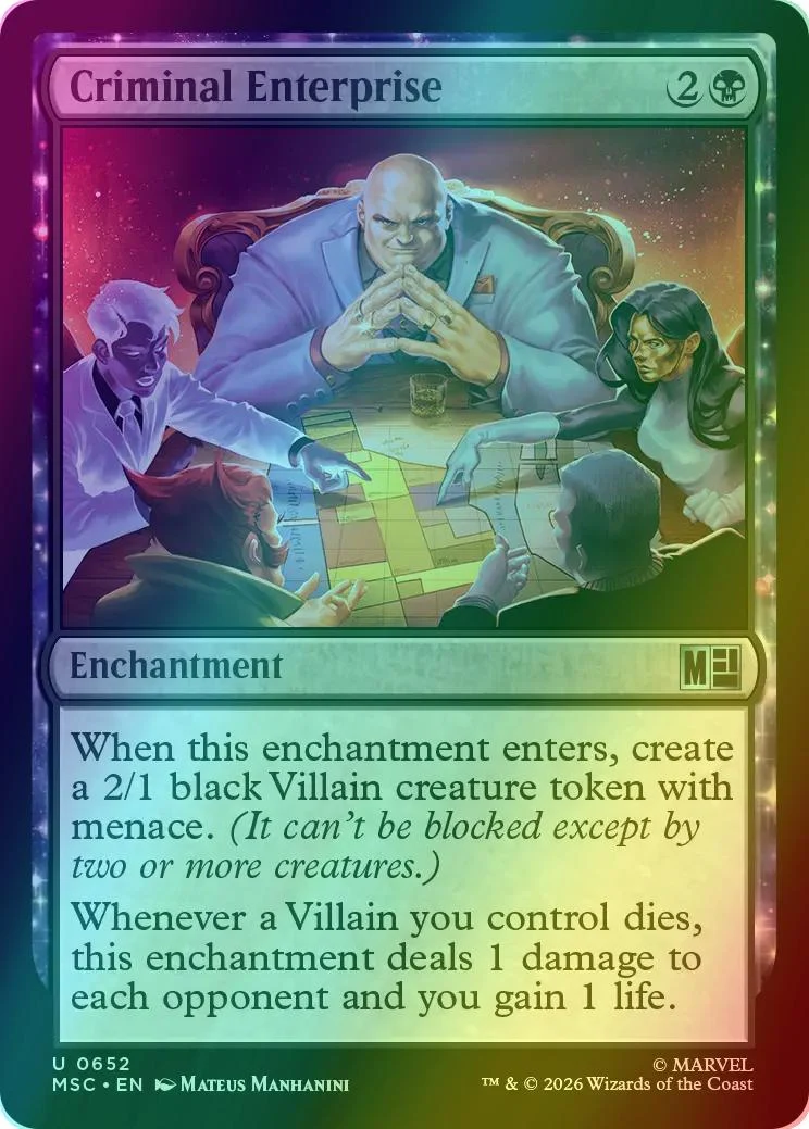 Criminal Enterprise [652] [Jumpstart] [Marvel Super Heroes: Commander] [Foil]