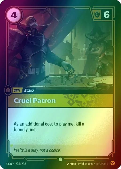 Cruel Patron - 208/298 [Origins] [Foil]