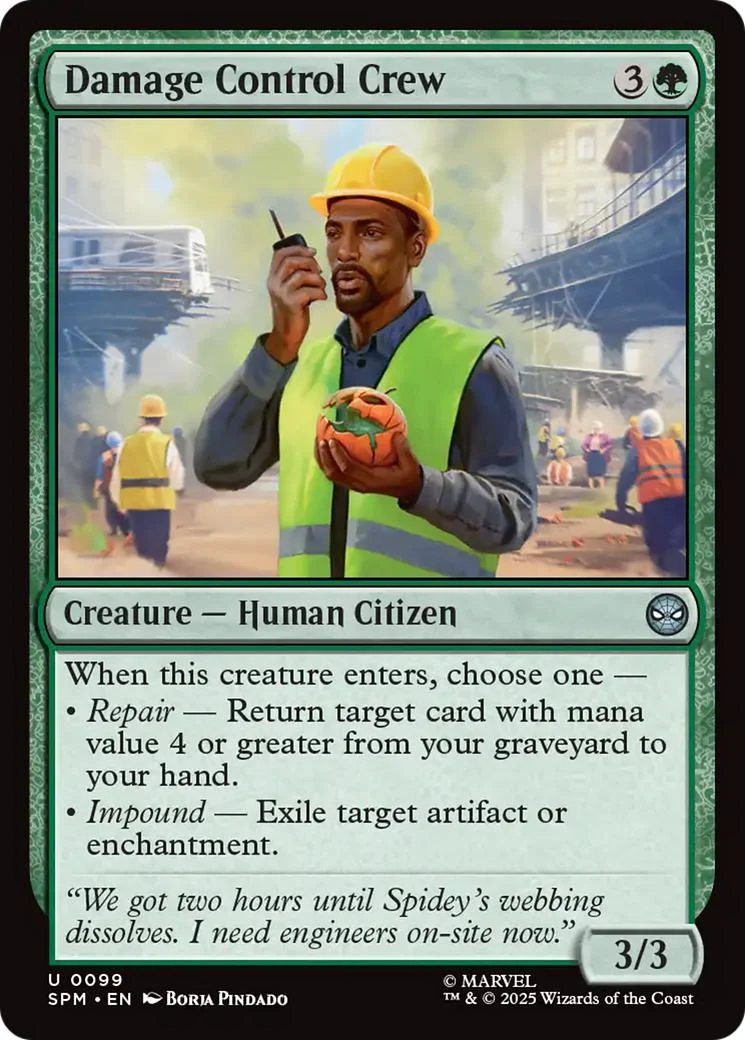 Damage Control Crew [99] [Marvel's Spider-Man] [Non-Foil]