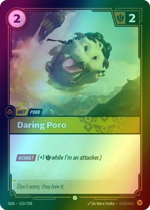 Daring Poro - 210/298 [Origins] [Foil]