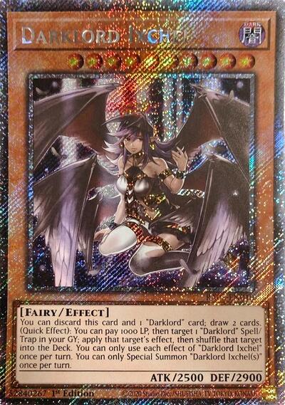 Darklord Ixchel - RA05-EN010 - Platinum Secret Rare - 1st Edition