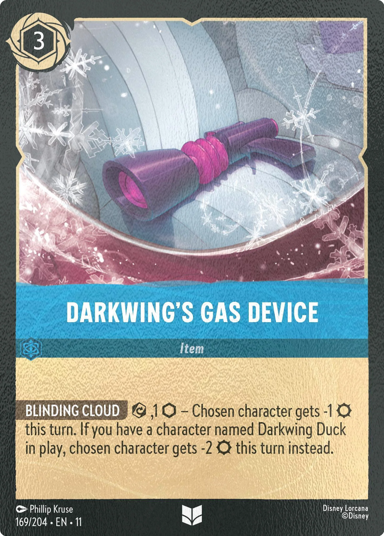 Darkwing's Gas Device - 169/204 [Winterspell] [Cold Foil]
