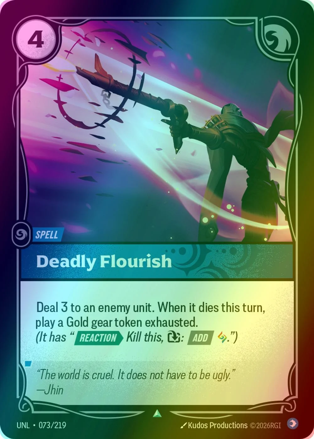 Deadly Flourish - 073/219 [Unleashed] [Foil]