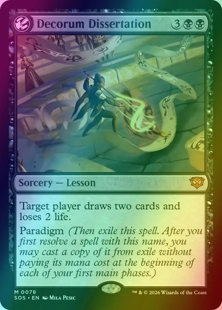 Decorum Dissertation [78] [Secrets of Strixhaven] [Foil]