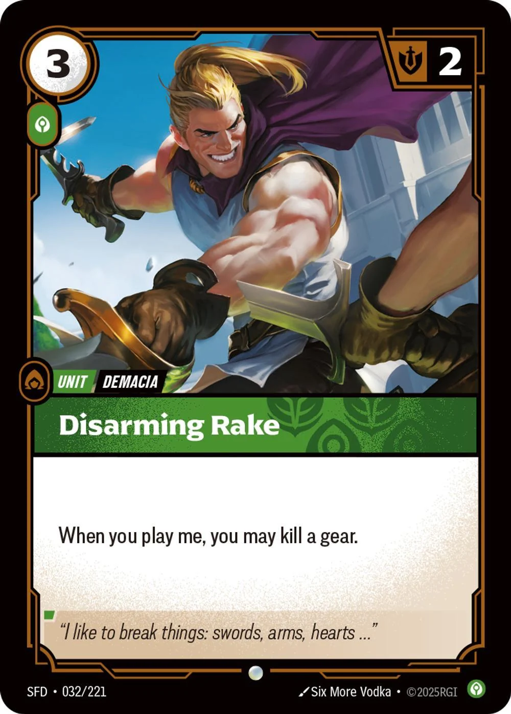 Disarming Rake - 032/221 [Spiritforged] [Non-Foil]