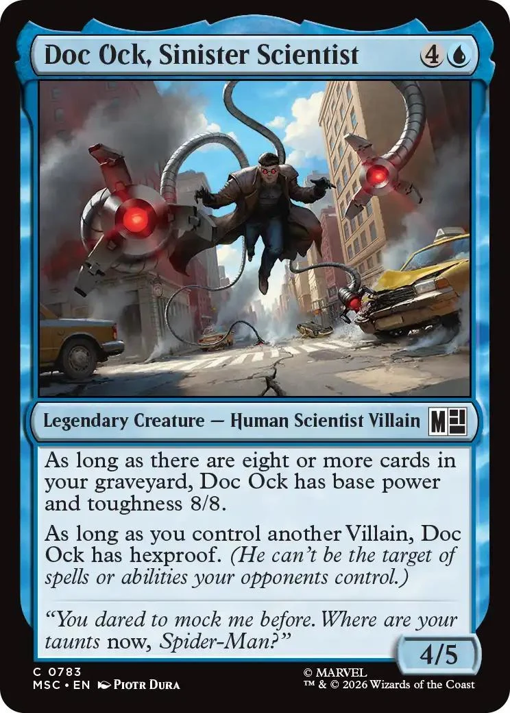 Doc Ock, Sinister Scientist [783] [Jumpstart] [Marvel Super Heroes: Commander] [Non-Foil]