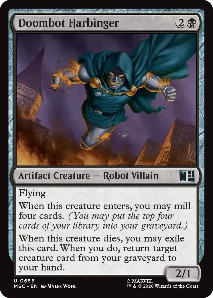 Doombot Harbinger [655] [Jumpstart] [Marvel Super Heroes: Commander] [Non-Foil]