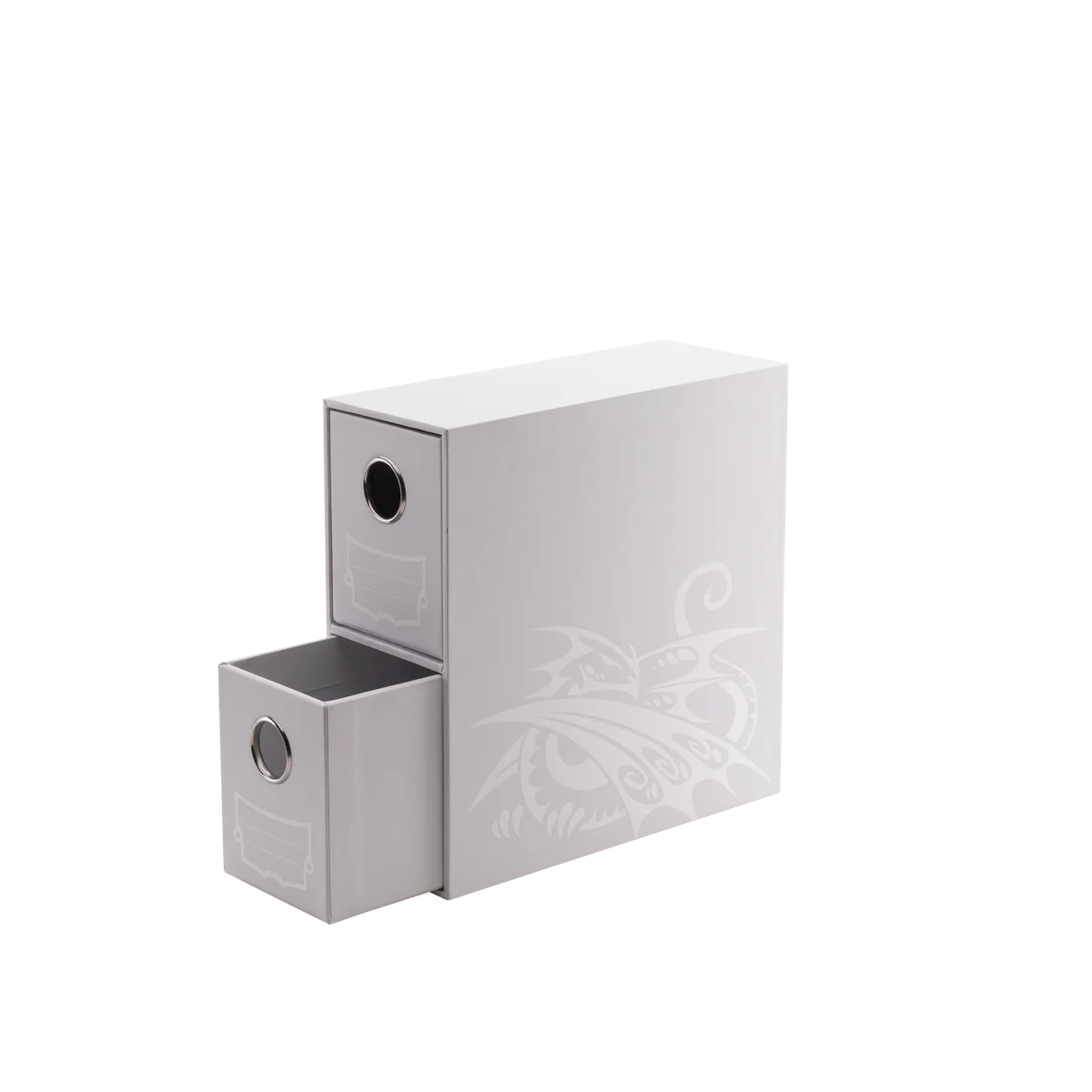 Dragon Shield Fortress Card Drawers - Vertical 2 Row - 590+ - White - Image 2