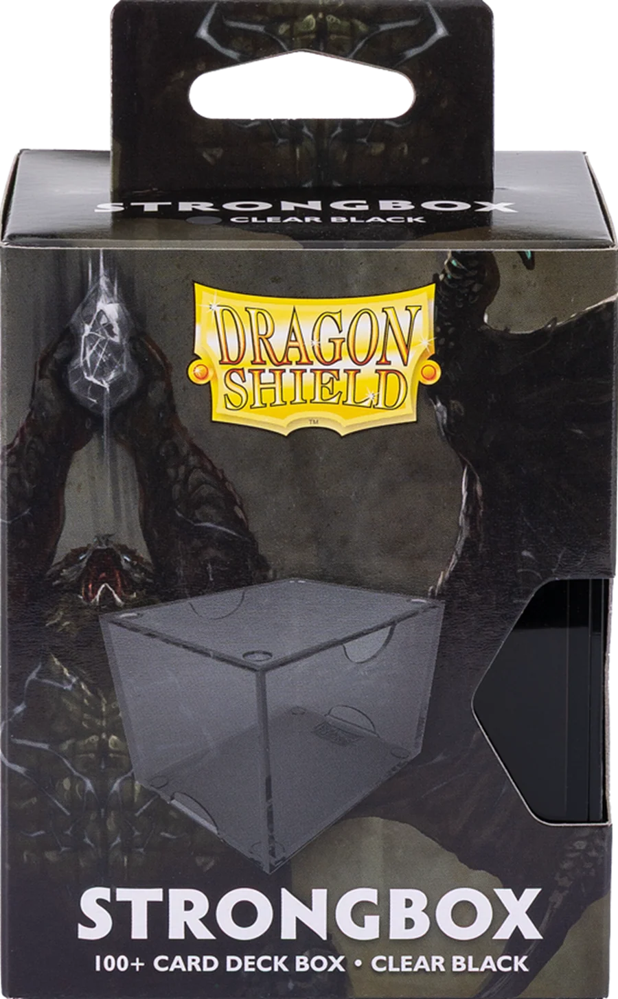 Dragon Shield Strongbox Deck Case - 100+ - Clear Black