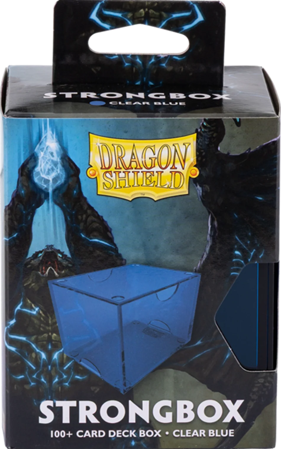 Dragon Shield Strongbox Deck Case - 100+ - Clear Blue