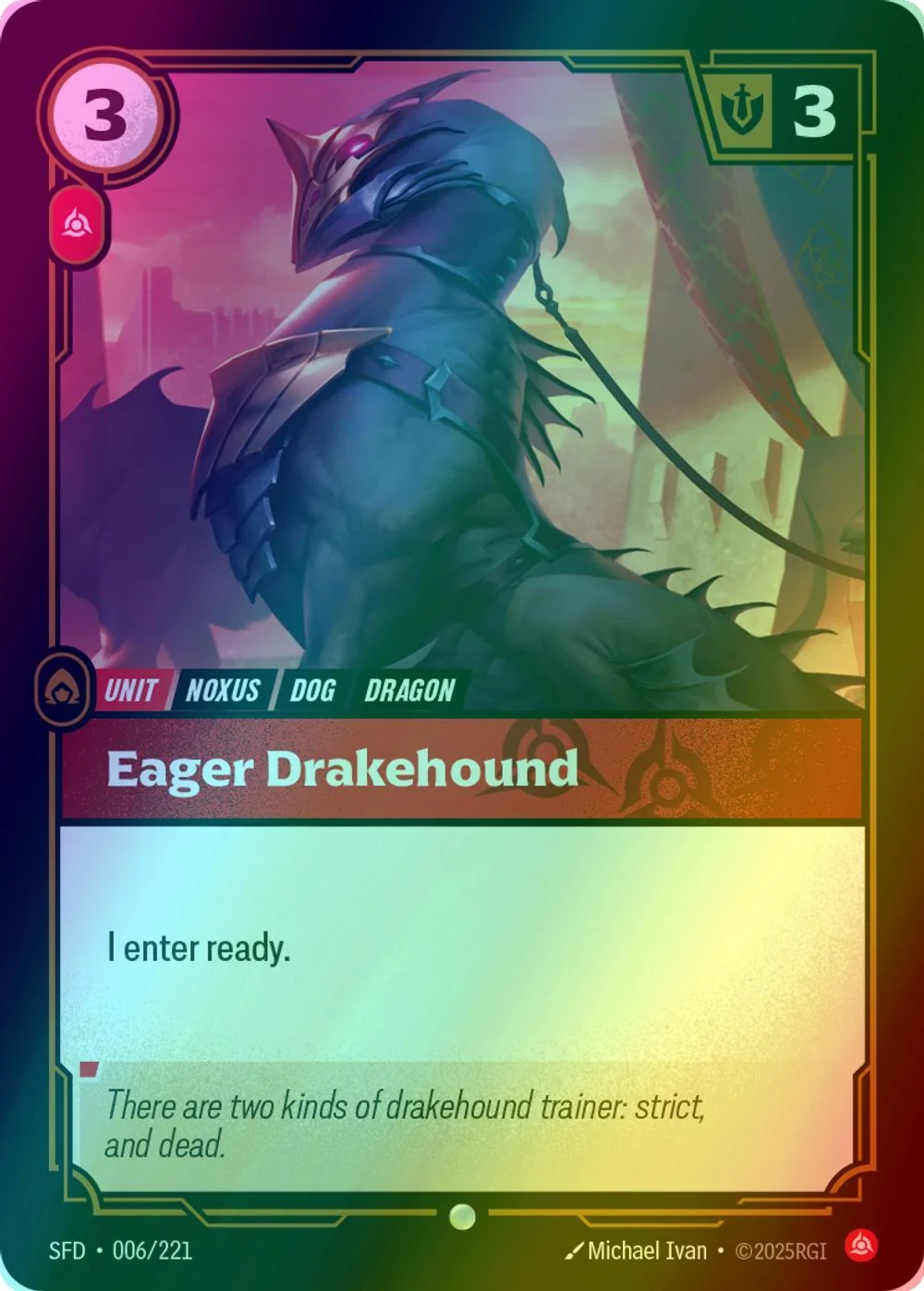 Eager Drakehound - 006/221 [Spiritforged] [Foil]