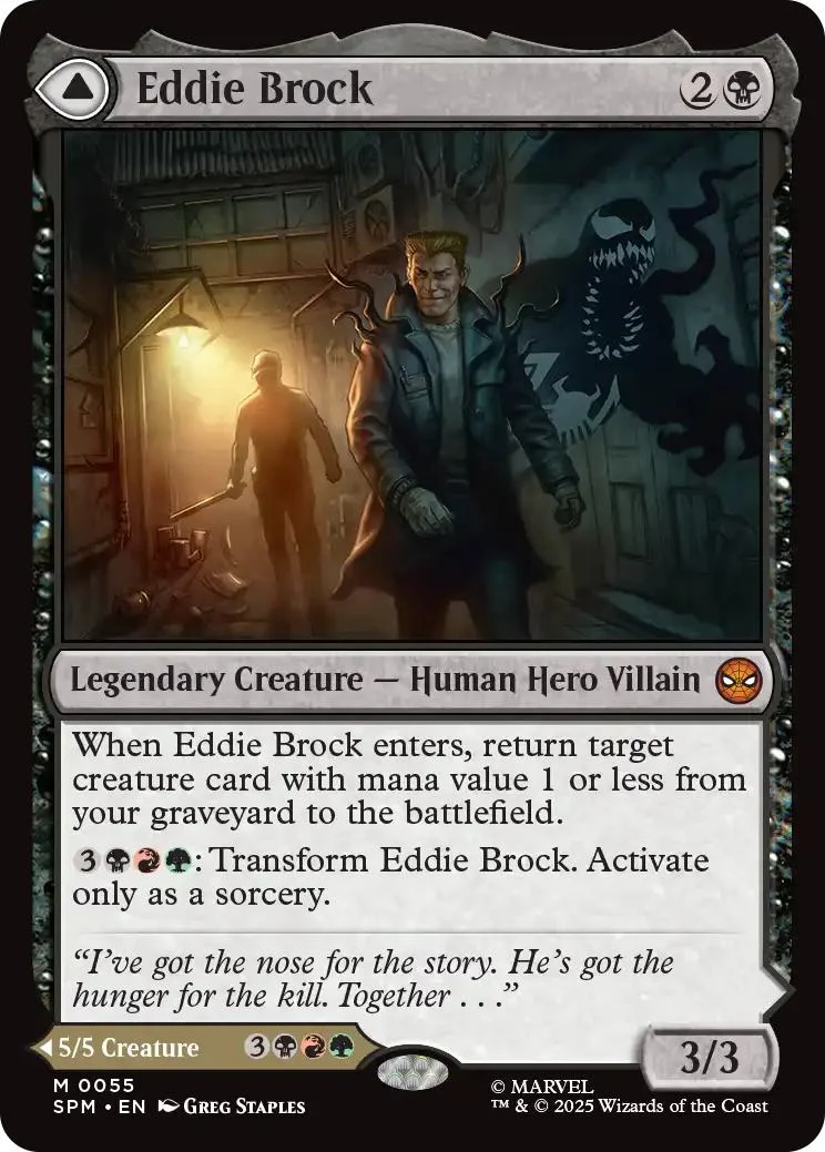 Eddie Brock // Venom, Lethal Protector [55] [Marvel's Spider-Man] [Non-Foil]