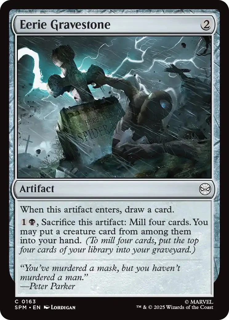 Eerie Gravestone [163] [Marvel's Spider-Man] [Non-Foil]