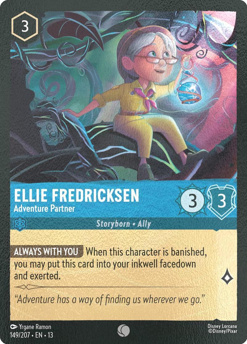 Ellie Fredricksen - Adventure Partner - 149/204 [Attack of the Vine!] [Cold Foil]