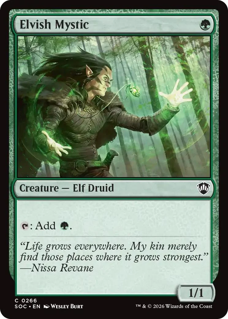 Elvish Mystic [266] [Secrets of Strixhaven: Commander] [Non-Foil]