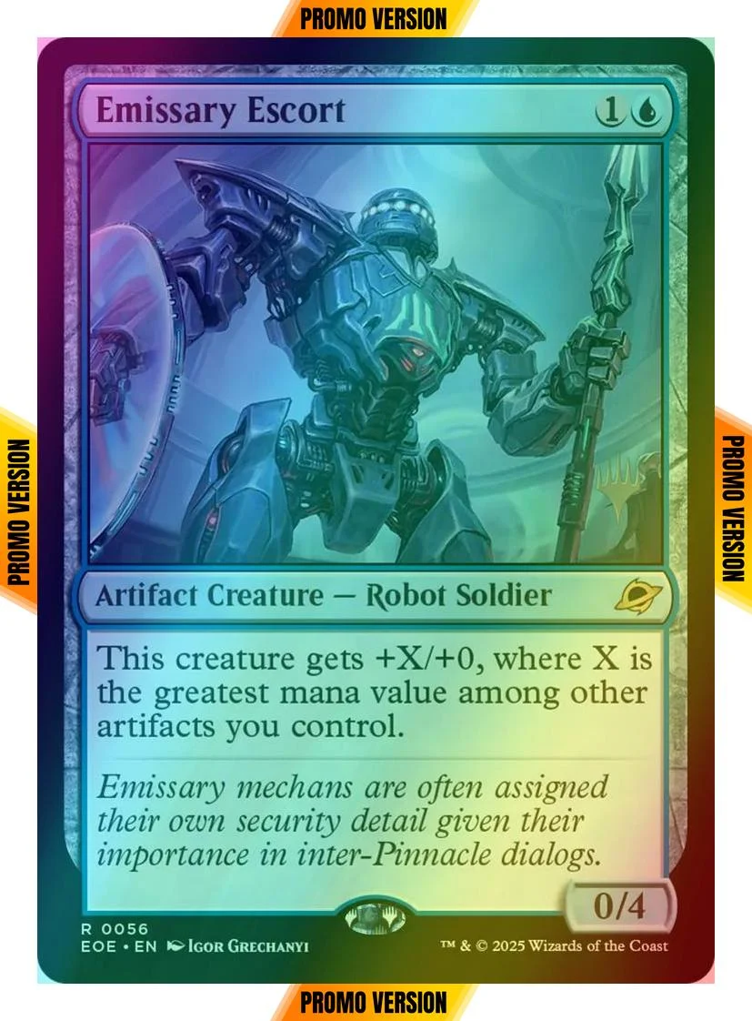 Emissary Escort [56p] [Promo Pack] [Edge of Eternities: Promos] [Foil]